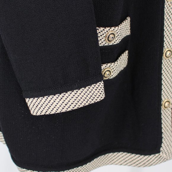 St. John Collection Santana Knit Cardigan Jacket M - Picture 4 of 6
